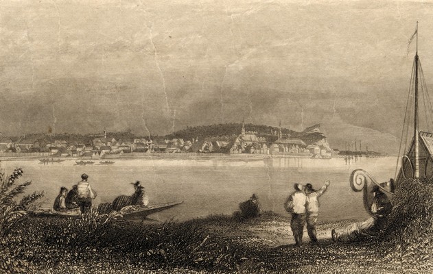 Panorama of Zemun, second half of the 19th century, IAB, ZŠT