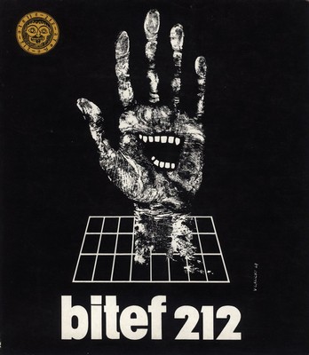 Plakat za I. BITEF, Beograd, 1967. IAB, BITEF.