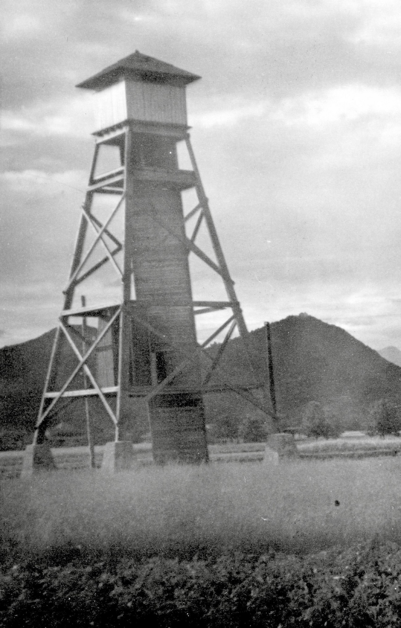 A German watchtower on the border with the Third Reich. MNZS.